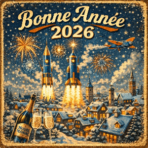 Carte de vœux Bonne année 2026